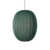 Made By Hand - Pendellampe - Knit-Wit 65 High Oval Pendant - Tweed Green