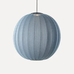 Made By Hand - Pendellampe - Knit-Wit 75 Round Pendant LED - Blue Stone