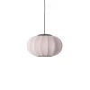 Made By Hand - Pendellampe - Knit-Wit 45 Oval Pendant LED - Light Pink