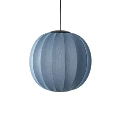 Made By Hand - Pendellampe - Knit-Wit 60 Round Pendant LED - Blue Stone