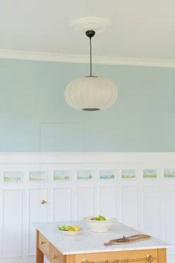 Made By Hand - Pendellampe - Knit-Wit 45 Oval Pendant LED - Pearl White