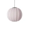 Made By Hand - Pendellampe - Knit-Wit 60 Round Pendant LED - Light Pink