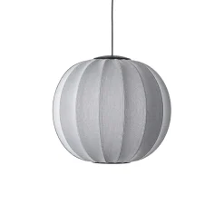 Made By Hand - Pendellampe - Knit-Wit 60 Round Pendant LED - Silver