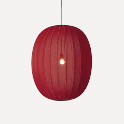 Made By Hand - Pendellamper - Knit-Wit 65 High Oval Pendant - Maple Red