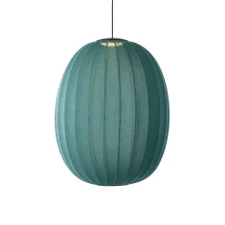 Made By Hand - Pendellampe - Knit-Wit 65 High Oval Pendant LED - Seagrass
