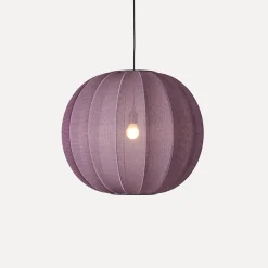 Made By Hand - Pendellampe - Knit-Wit 60 Round Pendant - Burgundy