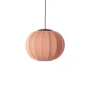 Made By Hand - Pendellampe - Knit-Wit 45 Round Pendant LED - Coral