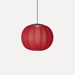 Made By Hand - Pendellampe - Knit-Wit 45 Round Pendant LED - Maple Red