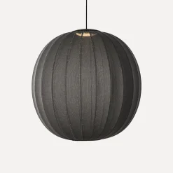 Made By Hand - Pendellampe - Knit-Wit 75 Round Pendant LED - Black