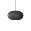 Made By Hand - Pendellampe - Knit-Wit 57 Oval Pendant - Black