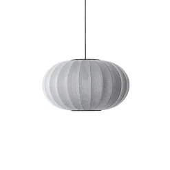 Made By Hand - Pendellampe - Knit-Wit 57 Oval Pendant - Silver