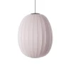Made By Hand - Pendellampe - Knit-Wit 65 High Oval Pendant LED - Light Pink