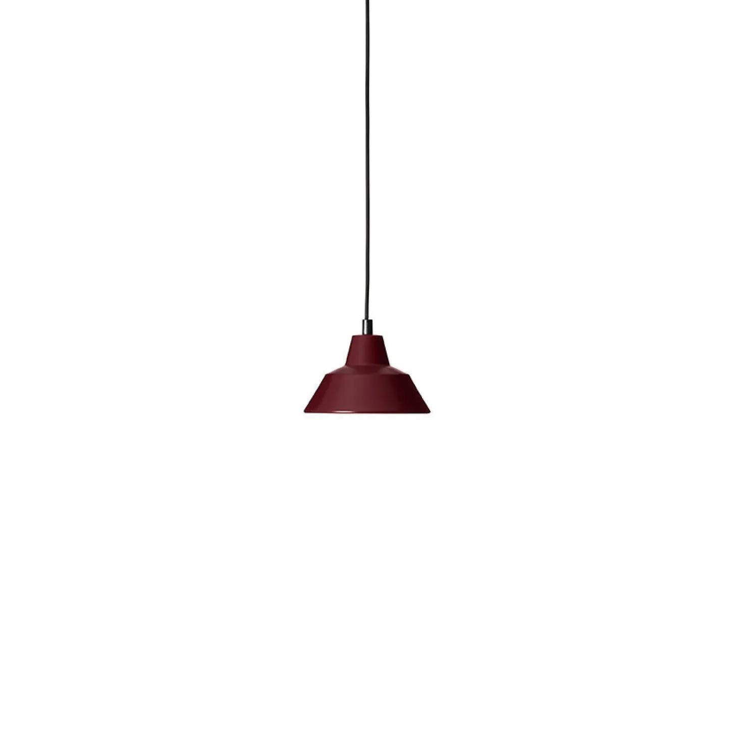 Made By Hand - Workshop Lamp W1 - Wine Red