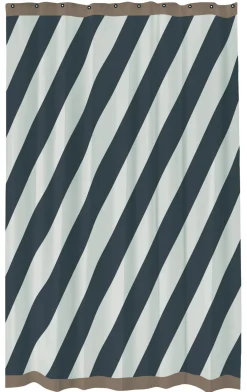 Mette Ditmer - DIAGONAL-badeforhæng - Dark grey