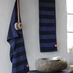 Mette Ditmer - AROS gæstehåndklæde (2-pack) - Midnight Blue