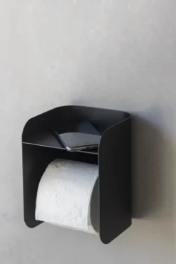 Mette Ditmer - CARRY toiletrulleholder, sort