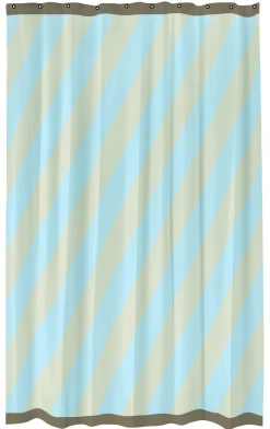 Mette Ditmer - DIAGONAL shower curtain - Light blue