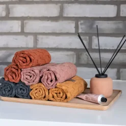 Mette Ditmer - GEO Håndklæde, 3-pak, Rose