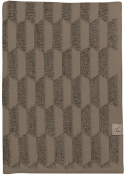 Mette Ditmer - GEO-håndklæde - Nougat - W50 x L95 cm