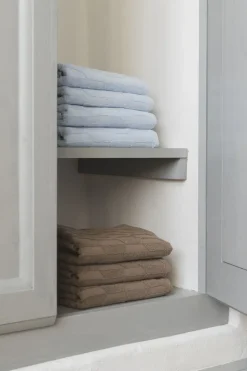 Mette Ditmer - GEO-håndklæde - Light Blue - W70 x L133 cm