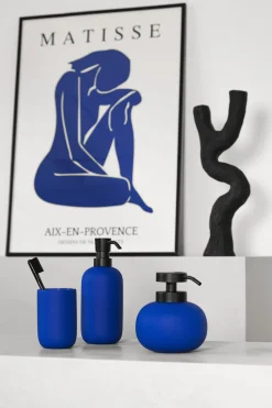 Mette Ditmer - LOTUS dispenser, høj, kobolt