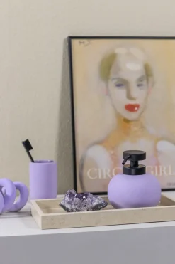 Mette Ditmer - LOTUS dispenser, lav, Lys lilla