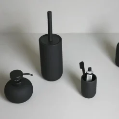 Mette Ditmer - LOTUS toiletbørsteholder - Sort