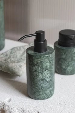 Mette Ditmer - MARBLE dispenser, tall - Dark forest