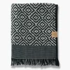 Mette Ditmer - MAROKKO håndklæde, sort/hvid