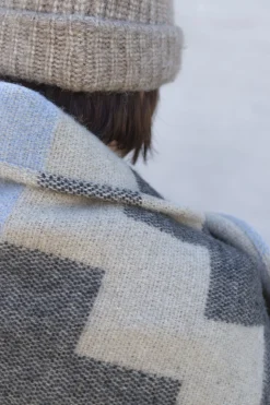 Mette Ditmer - MAZE-plaid - Light blue - W130 x L190 cm