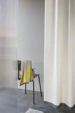 Mette Ditmer - MESH shower curtain - Yellow