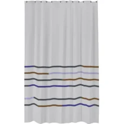 Mette Ditmer - MIKADO badeforhæng - Lysegrå - 150 x H 200 cm