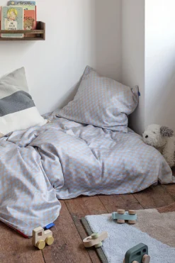 Mette Ditmer - MINI junior bed set - Light blue / Tan