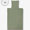 Mette Ditmer - MINI-sengesæt - Pine green/Tan - W140 x L200 cm