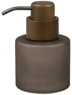 Mette Ditmer - MODEST-sæbedispenser - Walnut - Ø9 x H14 cm