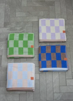 Mette Ditmer - RETRO badehåndklæde, kobolt