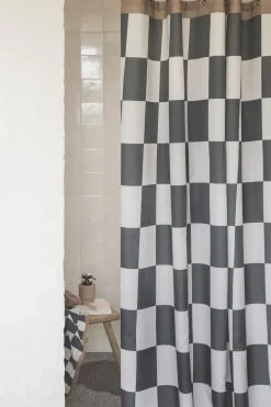 Mette Ditmer - RETRO-badeforhæng - Dark grey