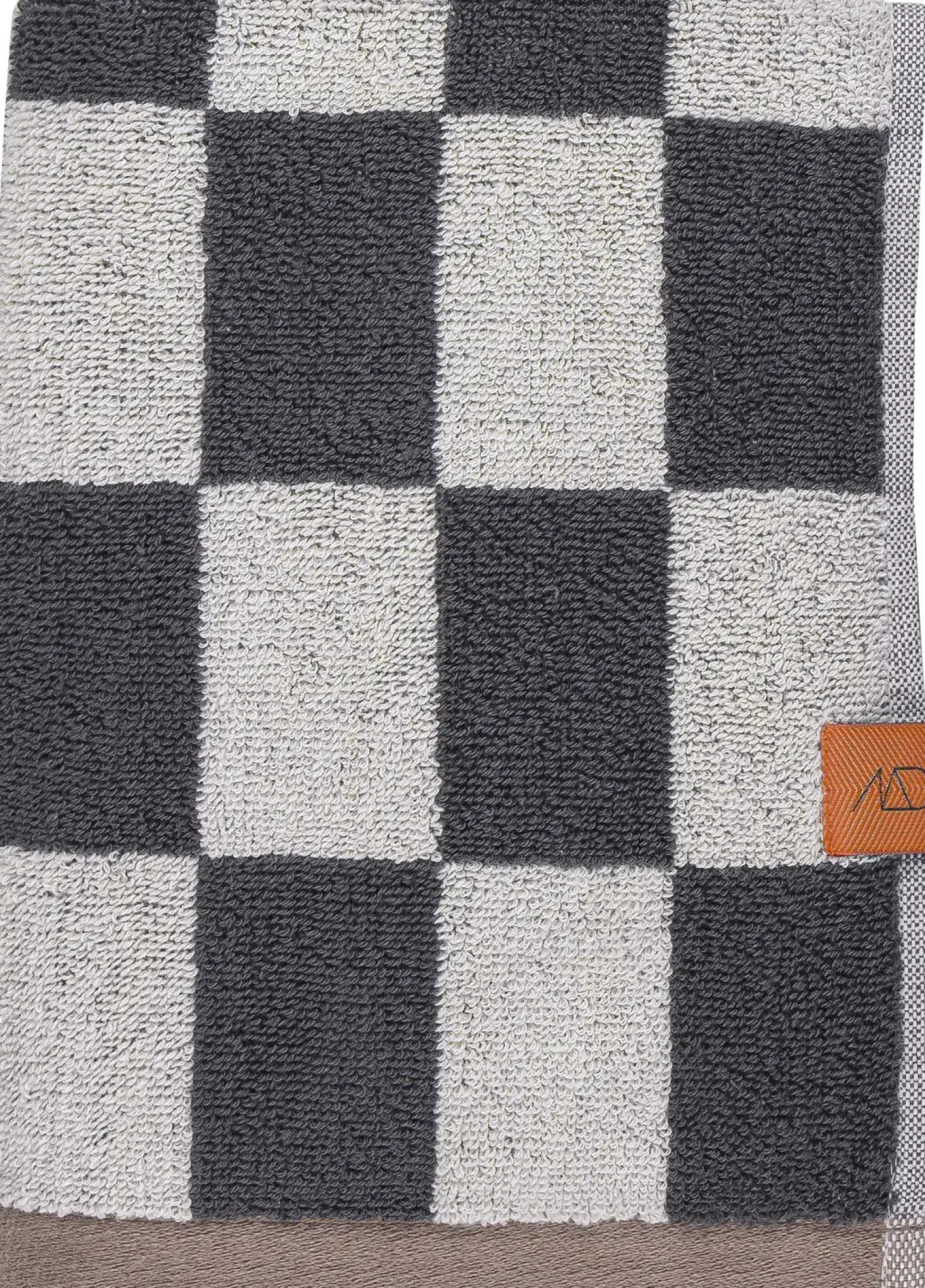 Mette Ditmer - RETRO-håndklæde - Dark grey - W40 x L55 cm