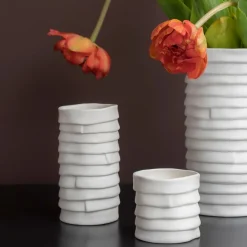 Mette Ditmer - RIBBON Vase - Small - Off-white
