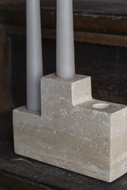 Mette Ditmer - STEP trio candleholder - Linen