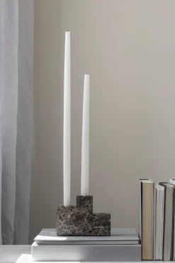 Mette Ditmer - STEP trio-lysestage - Brown