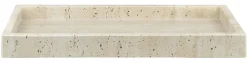 Mette Ditmer - TRAVERTINE deco tray - Linen