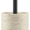 Mette Ditmer - TRAVERTINE toilet brush holder - Linen