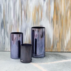 MiLLE W NORDISK DESIGN - Lyslygte/Vase i medium (Sort)