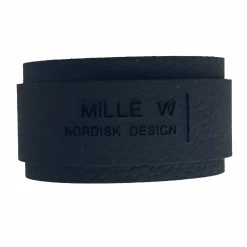MiLLE W NORDISK DESIGN - Servietring - Sort læder