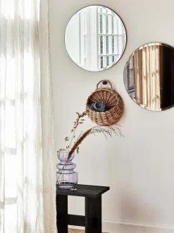 Moudhome - FACET rundt spejl Ø50 cm - Bronze