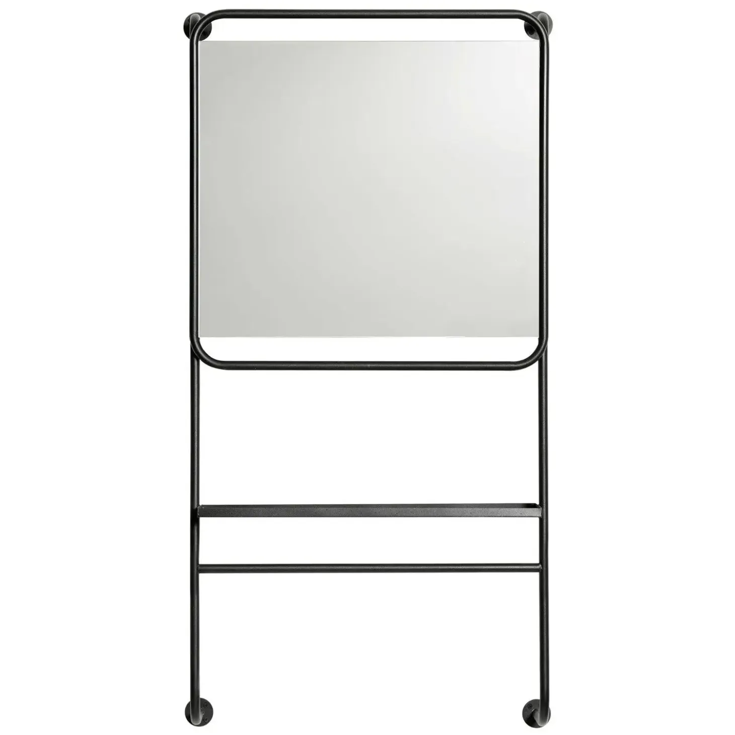 Muubs - Copenhagen spejl m. hylder - B: 60 cm, H: 120 cm, D: 22 cm