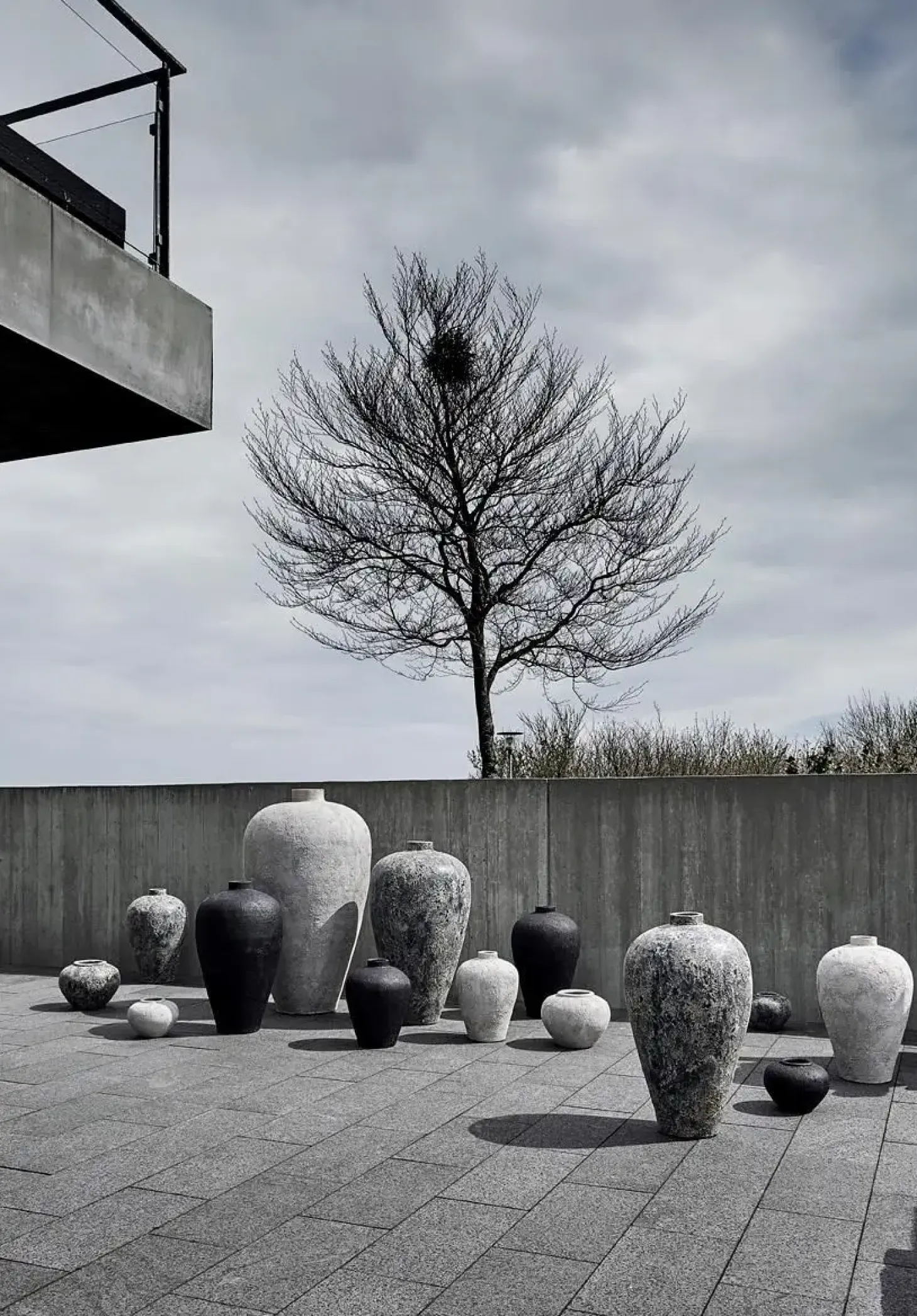 Muubs - Krukke - Luna - Grå (H: 40 cm)