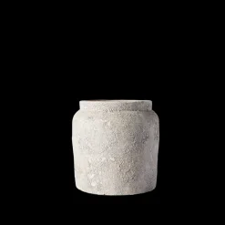 Muubs - Krukke Luna Grey, 28x28 cm - Grå - Terrakotta