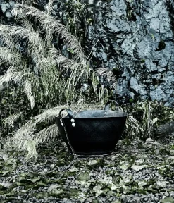 Muubs - Kurv Dacarr - Sort - Large - Ø40 x H29 cm